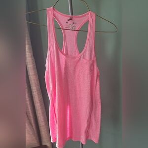 Under Armour Pink Racerback Pocket Tank. SP